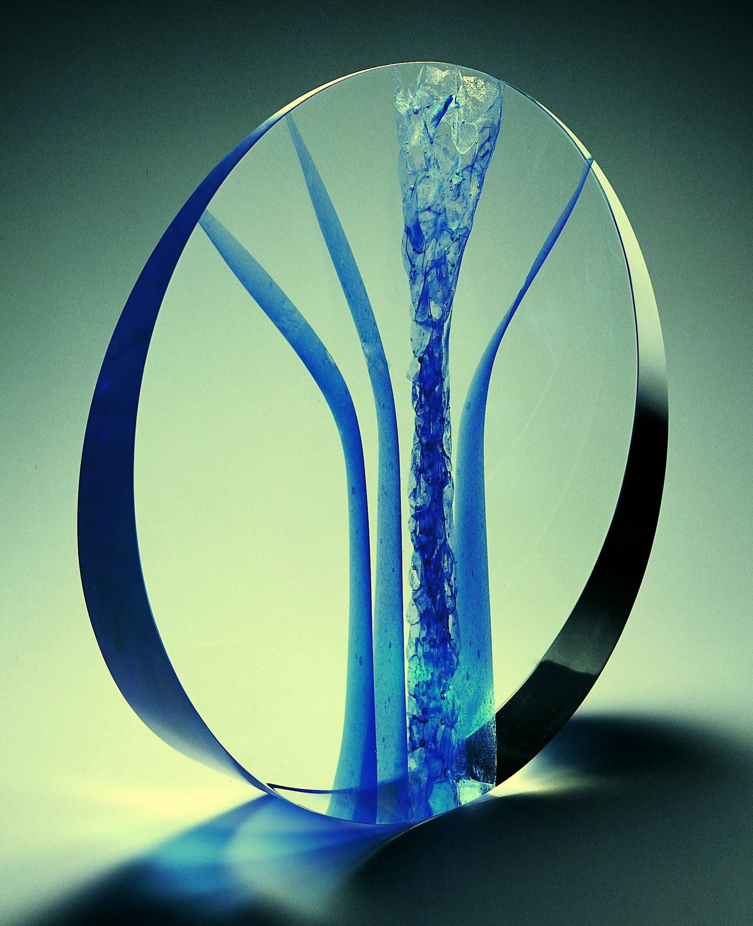 strom, průměr 30 cm, tavená optika, 1997