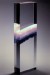 červánky, v 38 cm, tavené olovnaté sklo, 1991