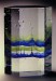 jarní krajina I, v 28 cm, tav. sododraselné sklo, 1992