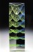 jarní prameny, v 38 cm, tav. sododraselné sklo, 1993